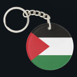 Palestinian flag Free Palestine customised Key Ring<br><div class="desc">Palestinian flag Free Palestine customised | علم فلسطين</div>