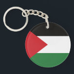 Palestinian flag Free Palestine customised Key Ring<br><div class="desc">Palestinian flag Free Palestine customised  | علم فلسطين</div>