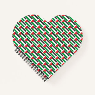 Palestinian flag Free Palestine customised Notebook