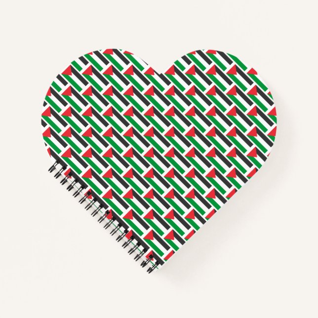 Palestinian flag Free Palestine customised Notebook (Front)