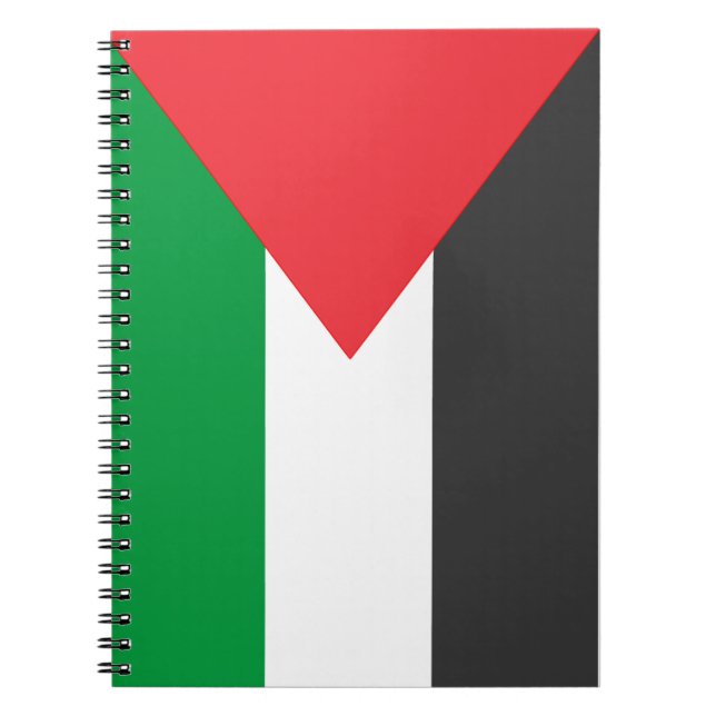Palestinian flag Free Palestine customised Notebook (Front)