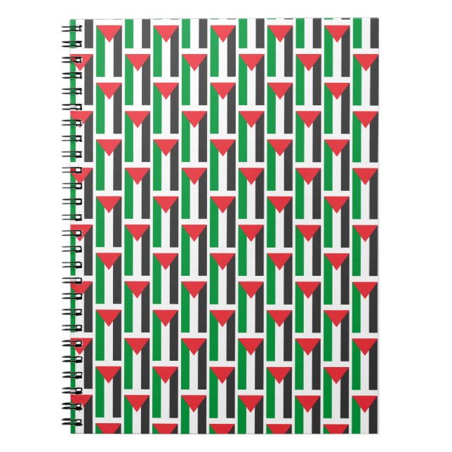 Palestinian flag Free Palestine customised Notebook (Front)