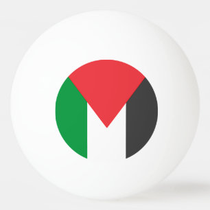 Palestinian flag Free Palestine customised Ping Pong Ball