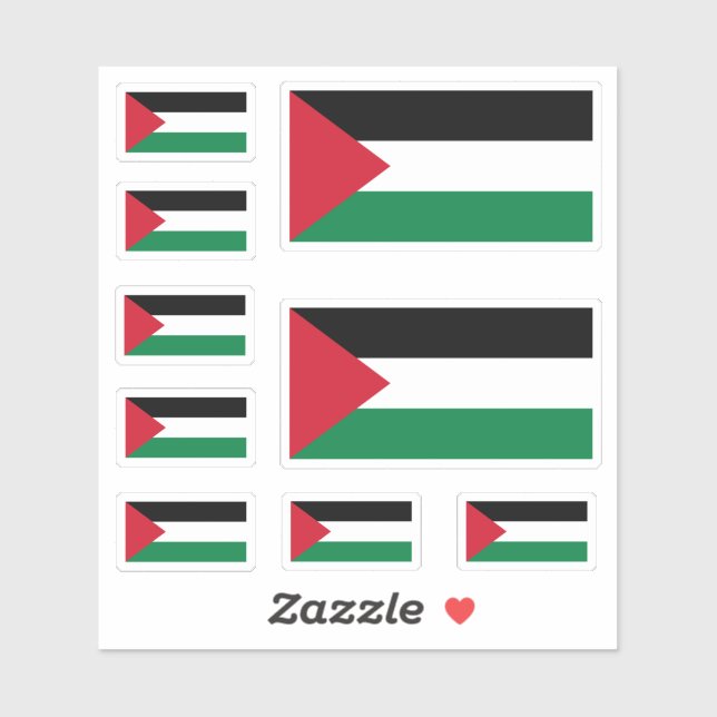 Palestinian Flag #pack2 | (ستيكرات علم فلسطين)‎ (Sheet)