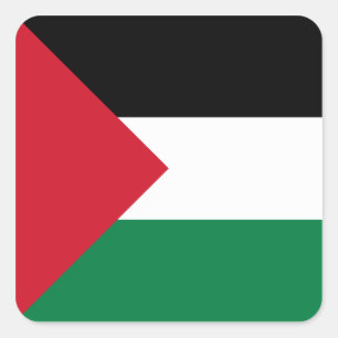 Palestinian Flag Square Sticker