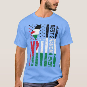 Palestinian Grandma Palestine USA American Mother T-Shirt