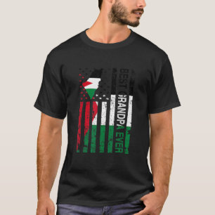 Palestinian Grandpa  Palestine Usa American Father T-Shirt