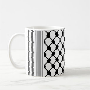 Palestinian Hatta Keffiyeh Kufiya Folk (2 Pattern) Coffee Mug