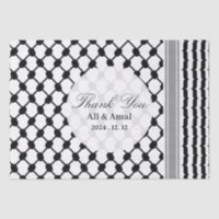 Palestinian Hatta Keffiyeh Thank You Wedding 