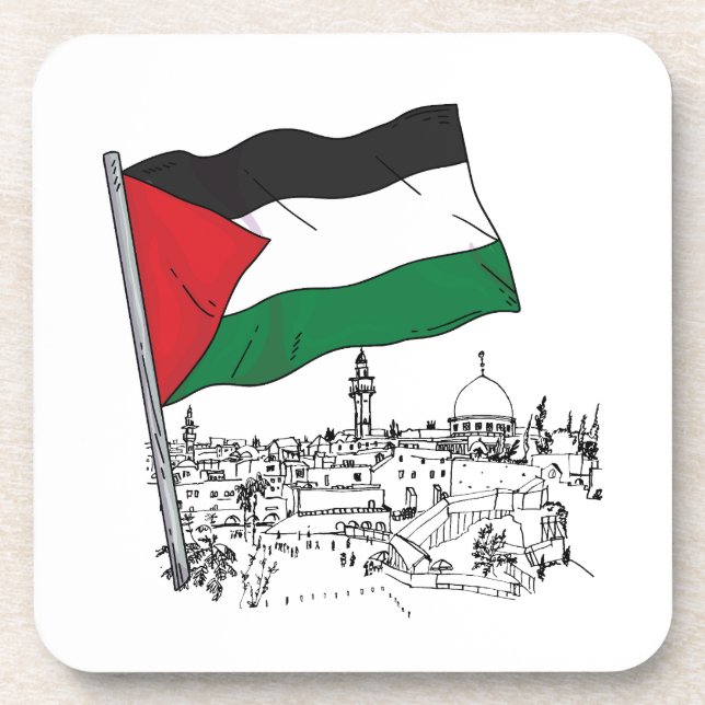 Palestinian Heritage and Hope Coaster (Front)