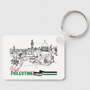 Palestinian Heritage and Hope Key Ring
