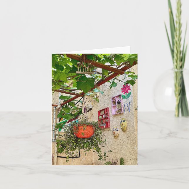 Palestinian Home Art Thank You Card (Front)