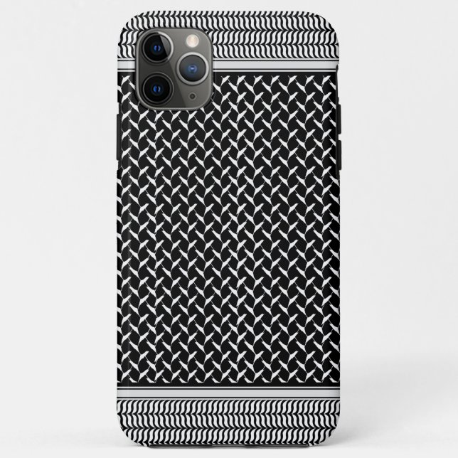 Palestinian Keffiyeh Case-Mate iPhone Case (Back)