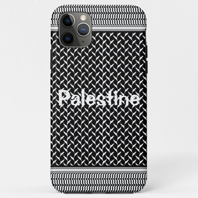 Palestinian Keffiyeh Case-Mate iPhone Case (Back)