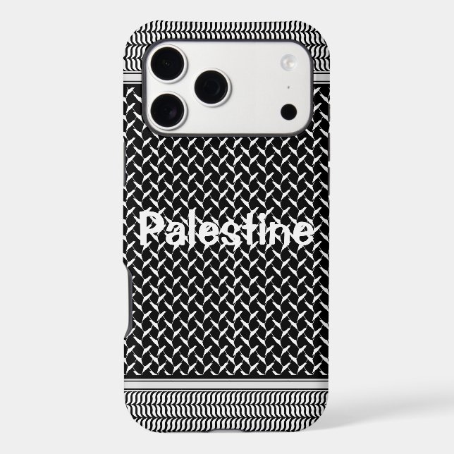 Palestinian Keffiyeh Case-Mate iPhone Case (Back)