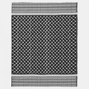 Palestinian Keffiyeh Fleece Blanket