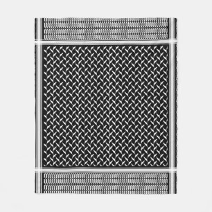 Palestinian Keffiyeh Fleece Blanket
