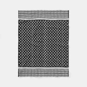 Palestinian Keffiyeh Fleece Blanket