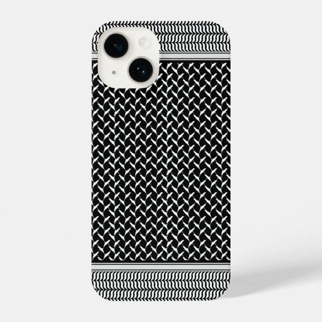 Palestinian Keffiyeh iPhone Case (Back)