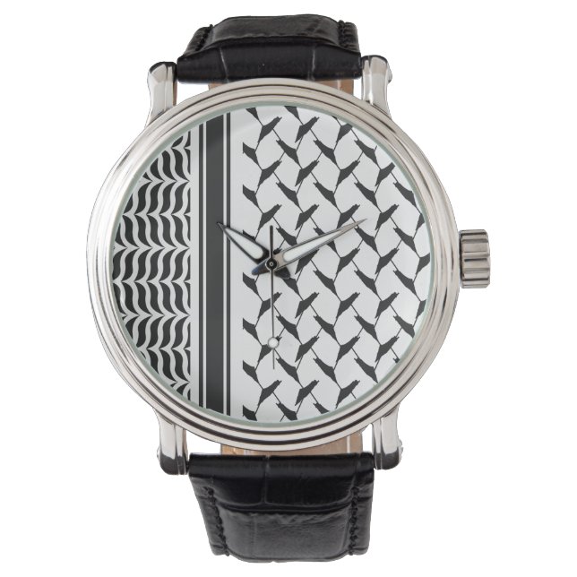 Palestinian keffiyeh watch (Front)