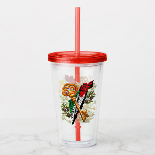 Palestinian Key Symbol of the Right of Return Acrylic Tumbler
