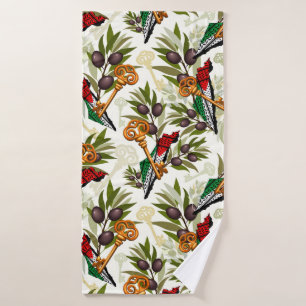 Palestinian Key Symbol of the Right of Return Bath Towel Set