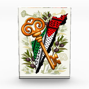 Palestinian Key Symbol of the Right of Return Photo Block