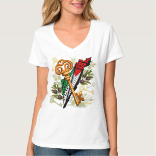 Palestinian Key Symbol of the Right of Return T-Shirt