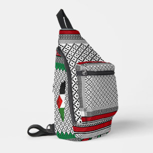 Palestinian Kufiyah  Patterns  Sling Bag
