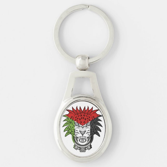 Palestinian lion - Palestine FLAG Lion Key Ring (Front)