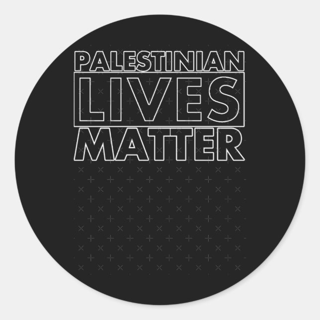 Palestinian Lives Sticker  (Front)