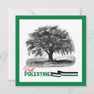 Palestinian Olive Tree Pride, Visit Palestine Invitation