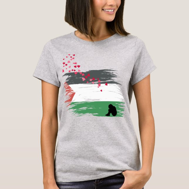 Palestinian Orphan T-Shirt – Child’s Grief (Front)
