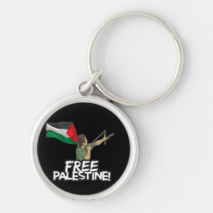 Palestinian Resister kid-flag Palestinians Freedom Key Ring