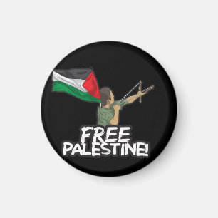 Palestinian Resister kid-flag Palestinians Freedom Magnet