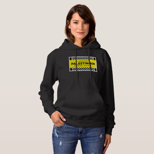 Palestinian Rights Hoodie - Women's Cut (Front Full)