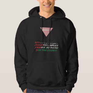 Palestinian Scarf Red arrow, Palestine Hoodie