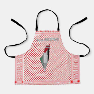  Palestinian Shemagh Apron - Keffiyeh Apron