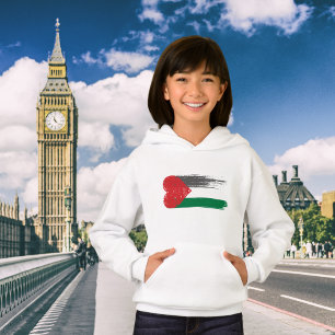 Palestinian Solidarity Hoodie Love, Justice