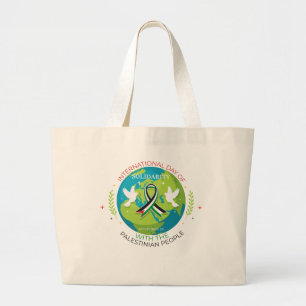Palestinian Solidarity Large Tote Bag
