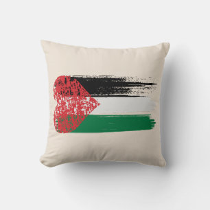 Palestinian Solidarity   Love, Justice, & Freedom Cushion