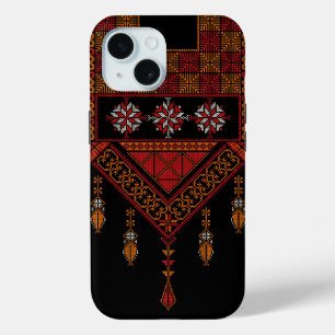 Palestinian Tatreez  Embroidery   palestine Art iPhone 15 Case
