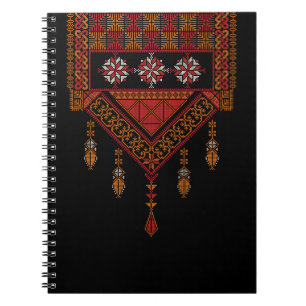 Palestinian Tatreez Embroidery   palestine Art  Notebook