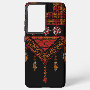 Palestinian Tatreez  Embroidery   palestine Art Samsung Galaxy Case