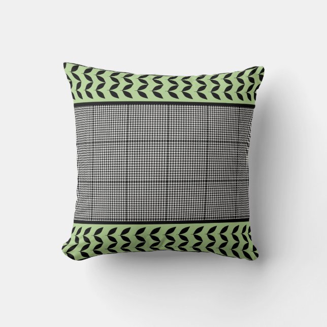 Palestinian Throw Pillow - Palestine Scarf Theme (Front)