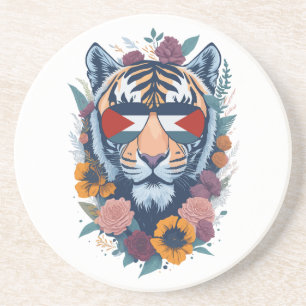 Palestinian tiger - Palestine FLAG Coaster