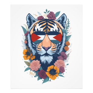 Palestinian tiger - Palestine FLAG Photo Print