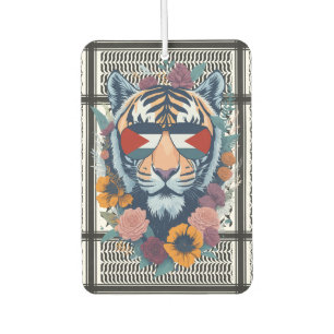 Palestinian traditional Kufiyah cool tiger Car Air Freshener