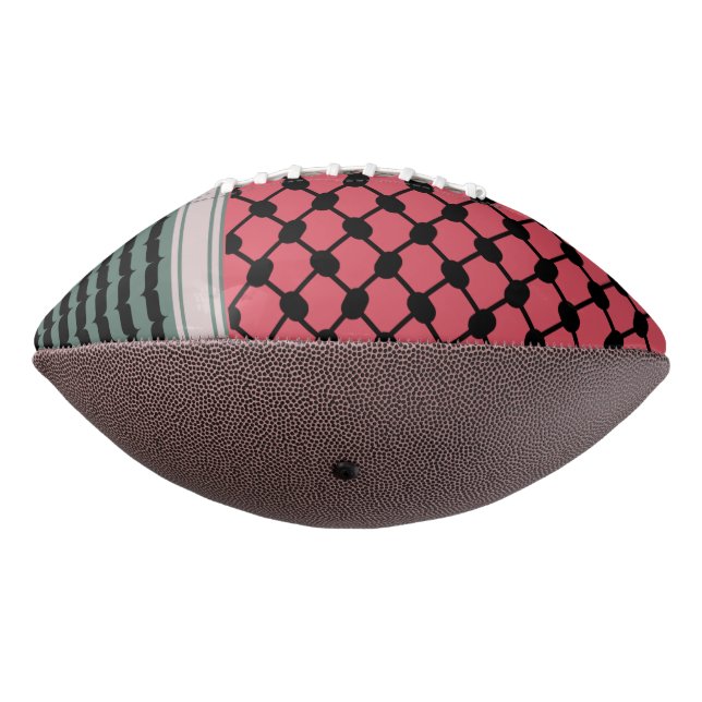 Palestinian watermelon Hatta Keffiyeh Kufiya Folk American Football (Rotated 270)
