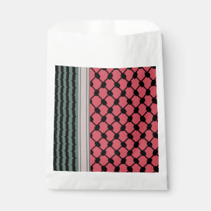 Palestinian watermelon Hatta Keffiyeh Kufiya Folk Favour Bags